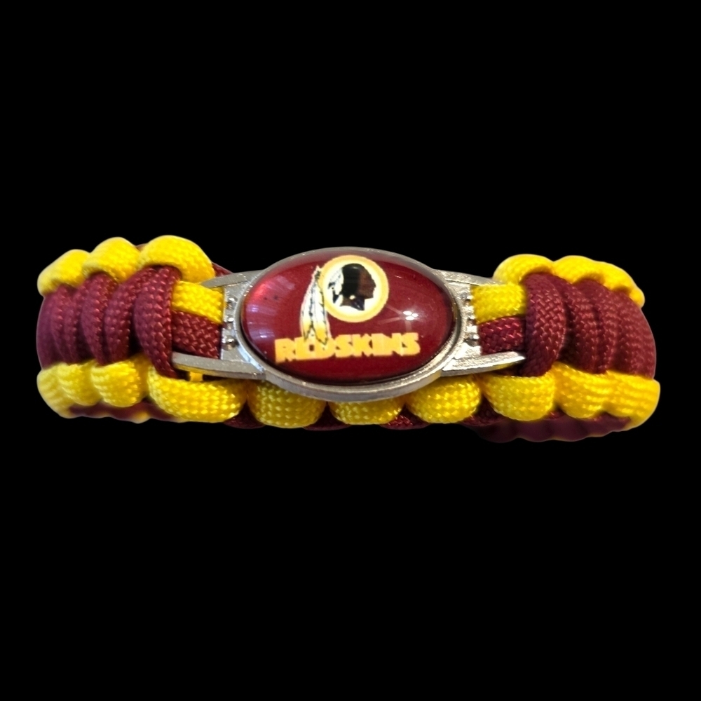 Washington Redskins Red and Yellow Paracord Bracelet